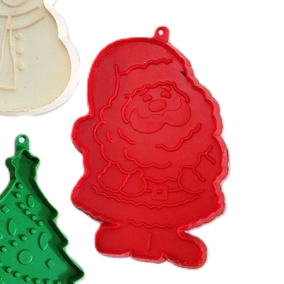 Vintage RARE Hallmark 4 Piece Christmas Cookie Cutter Set - Picture 6 of 7